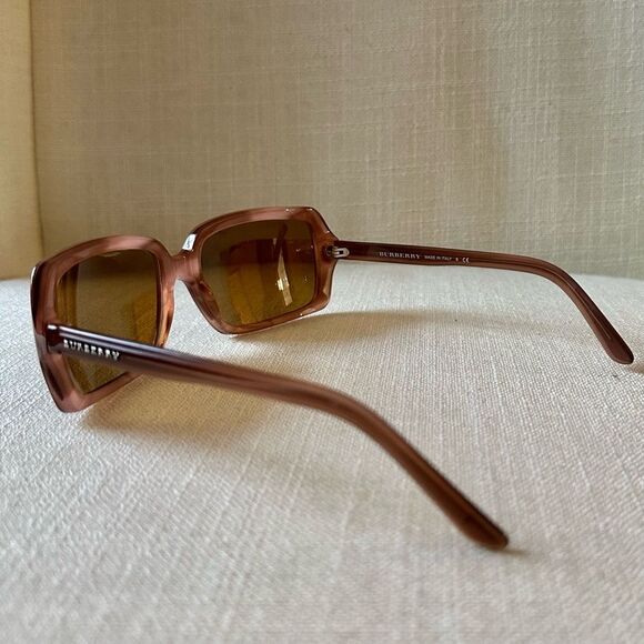 Burberry Rectangle Transparent Sunglasses Brown - Picture 10 of 11